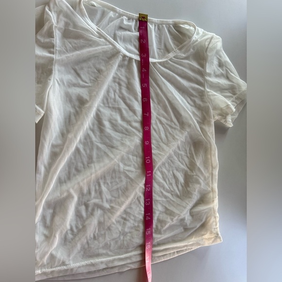 SHEIN sheer crop top, size small - Picture 4 of 5